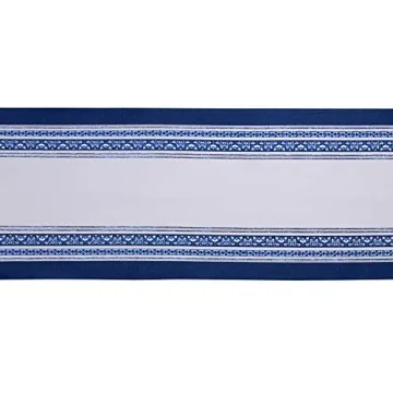 DII Porto Stripe Table Runner - Stylish 14x72 Home Decor