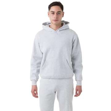 Los Angeles Apparel Heavy Fleece Hoodie for Ultimate Comfort