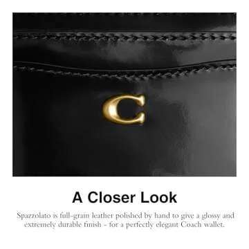 COACH Women's Essential CASE Accessory-Travelers Card Sleeves, B4/Black, One Size