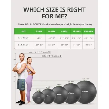 Trideer Yoga Ball - Ultimate Fitness and Therapy Solution