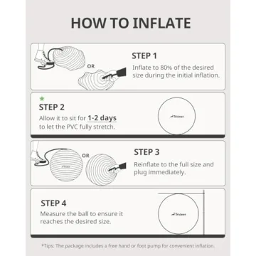 Trideer Yoga Ball - Ultimate Fitness and Therapy Solution