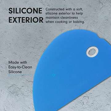 Messermeister Silicone Bowl Scraper - Easy to Clean & Flexible