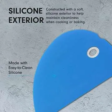 Messermeister Silicone Bowl Scraper - Easy to Clean & Flexible