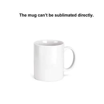 MIWARE Classic Ivory White 11oz Porcelain Mugs Set of 6