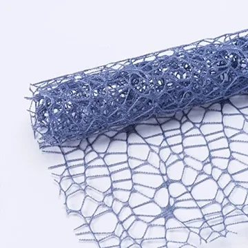 Korean Jacquard Net Mesh Floral Wrapping Paper 50cm x 5Yard