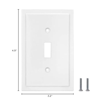 Modern Edge Decorative Wall Plate for Upscale Home Decor