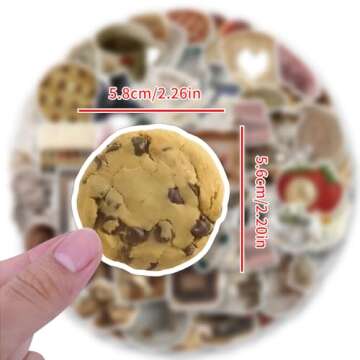 sxdaizjsym 120Pcs Vintage Aesthetic Stickers, Cute Retro Journaling Scrapbooking Stickers Pack for Adult Women Teen Grils, Waterproof Vinyl Decals for Water Bottle Laptop Computer Phone Case