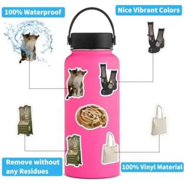 120 Vintage Aesthetic Stickers for Art & Creativity