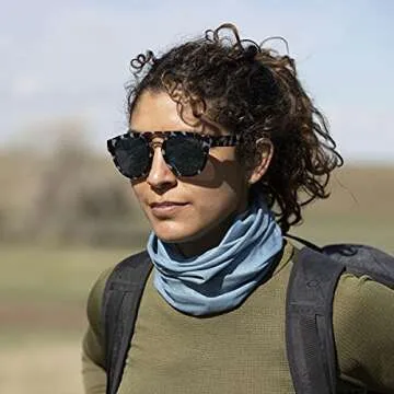 BUFF CoolNet UV XL Neck Gaiter, UPF 50 Sun Protection, Breathable, Cooling Bandana, Versatile, Quick Dry Face Mask, Stone, X-Large