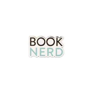 Out of Print Book Nerd Enamel Pin