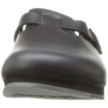 Birkenstock Unisex Professional Boston Super Grip Leather Slip Resistant Work Shoe - Black, 43 M EU