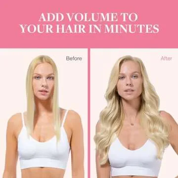 GOO GOO Clip in Hair Extensions Real Human Hair, Remy Human Hair Extensions Clip ins for Women, Natural Human Hair, 16inch 130g 7Pcs, 16/22 Light Blonde Highlighted Golden Blonde