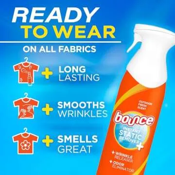 Bounce Anti Static Spray - 3 in 1 Fabric Refresher
