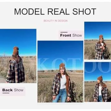 Dokotoo Hooded Shacket Jacket Women Fashion Plaid Flannel Shirts Fleece Lined Long Sleeve Button Up Jackets Sherpa Fuzzy Thick Coats Vintage 2024 Fall Warm Winter Oversized Coat Outwear Blue S