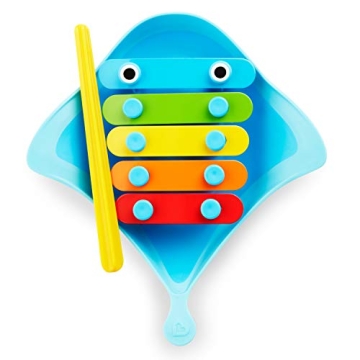 Munchkin® Bath Beats™ Bath Toy, Musical Set Includes Xylophone, Bath Drum & Shakers, Fun for Babies, Toddlers and Kids