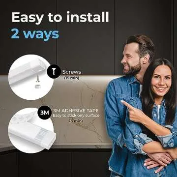 EShine Touchless Dimming Under Cabinet LED Kit - 3-Pack