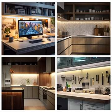 EShine Touchless Dimming Under Cabinet LED Kit - 3-Pack