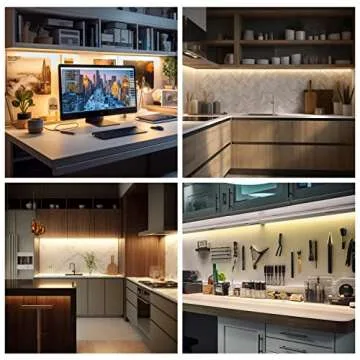 EShine Touchless Dimming Under Cabinet LED Kit - 3-Pack