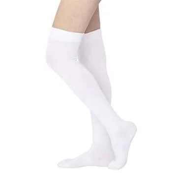 TOCONFFON Women's Thigh High Cotton Socks for Every Occasion