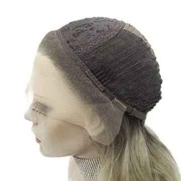 Stunning PINKSHOW Ombre Blonde Lace Front Wig for Women