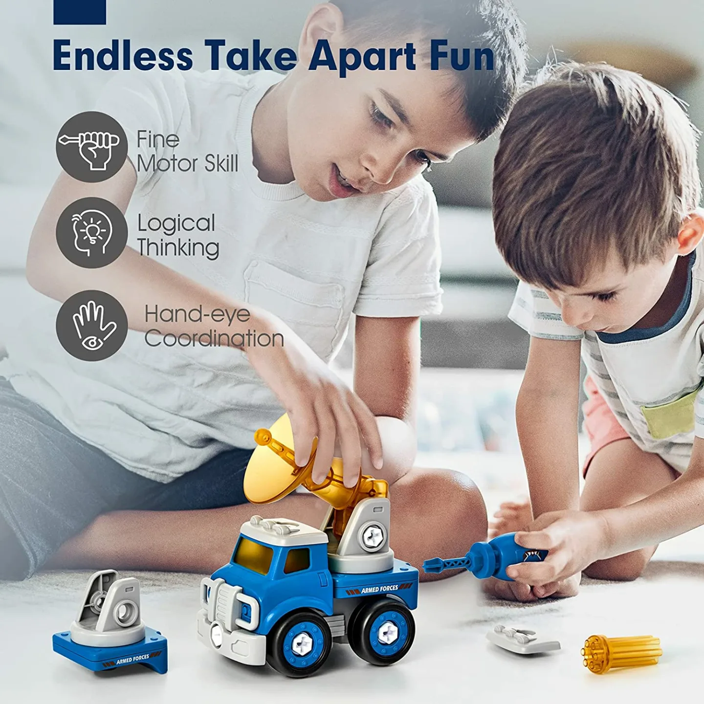 STEM Building Toys for 5 Year Old Boys - 5 in 1