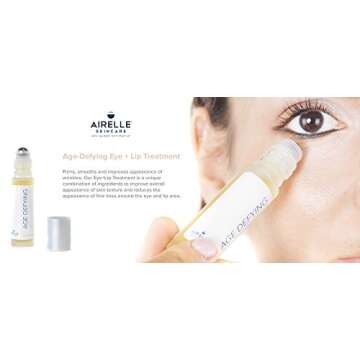 Airelle Age-Defying Eye and Lip Treatment | Anti Aging, Helps Reduce Wrinkles, Fine Lines | Dermatologist Recommended | Hyaluronic Acid, Berrimatrix | Natural Ingredients | .3 Fl Oz