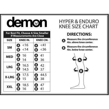 Demon Hyper X D30 V3 Knee Pad for BMX & Mountain Biking