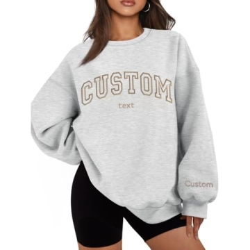 GODMERCH Custom Embroidered Unisex Sweatshirt - Personalized & Stylish Sweatshirt