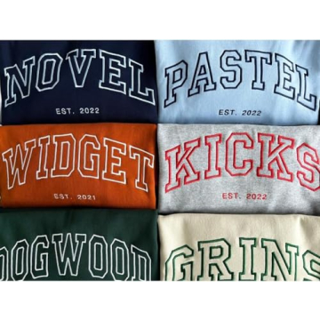 Custom Embroidered Unisex Sweatshirt for Personalized Style