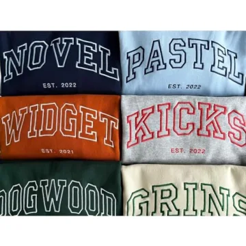 Custom Embroidered Unisex Sweatshirt for Personalized Style