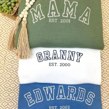 Custom Embroidered Unisex Sweatshirt for Personalized Style