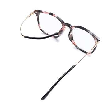 Aisprts Blue Light Blocking Glasses,Anti Eyestrain & UV Glare,Computer Reading/Gaming/TV/Phones Glasses for Women Men (Black&White)