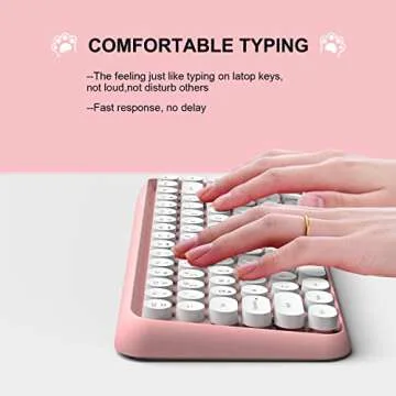 FELICON Mini Bluetooth Keyboard for Stylish Typing