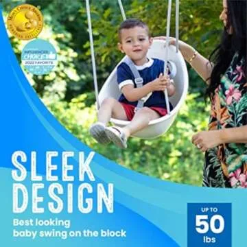 Swurfer Coconut Toddler Swing for Safe Fun Outdoors