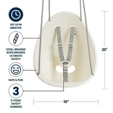 Swurfer Coconut Toddler Swing for Safe Fun Outdoors