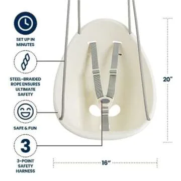 Swurfer Coconut Toddler Swing for Safe Fun Outdoors