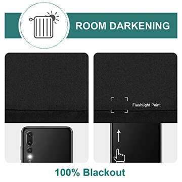 Elegant Black Pom Pom Blackout Curtains 84 Inch Panels