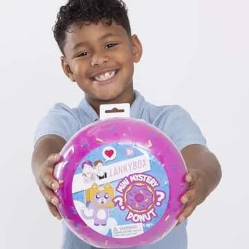 LankyBox Mini Mystery Donut, Collectible Mini Figures, 6 Exciting Toys to Discover inside, Officially Licensed LankyBox Merch