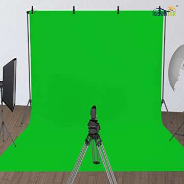ISSUNTEX 6X9 ft Background Muslin Backdrop - Perfect for Photography and Video
