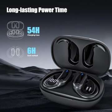 TRAUSI Wireless Earbuds - Bluetooth 5.4, Waterproof & Comfort Fit