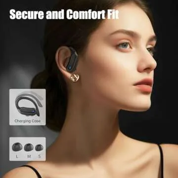 TRAUSI Wireless Earbuds - Bluetooth 5.4, Waterproof & Comfort Fit