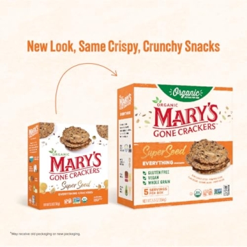 Mary's Gone Crackers Super Seed Everything Snacks