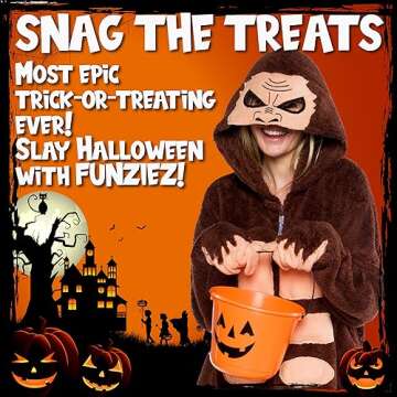 Funziez Sasquatch Costume for Adults - Cozy & Fun
