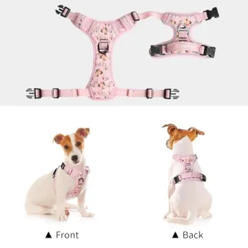 Comfortable No Pull Dog Harness with Reflective Features