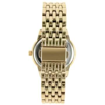 Peugeot 7089G Gold-Tone Multifunction Women's Watch