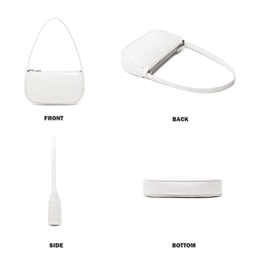 Stylish LAPSTING Small White Purse for Women - Chic & Compact