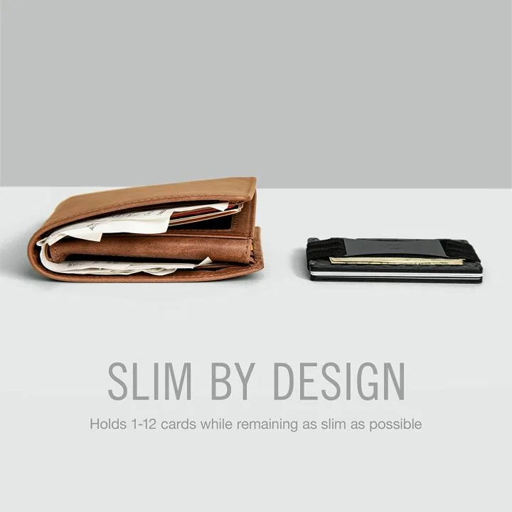 Ridge Slim Wallet - Secure RFID Blocking Design