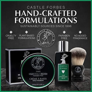 Castle Forbes 1445 Luxury Men's Shaving Cream for Smooth Shaves