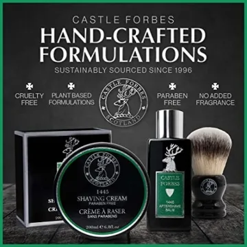 Castle Forbes 1445 Luxury Men's Shaving Cream for Smooth Shaves