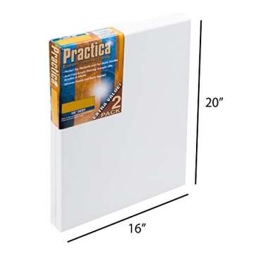 Practica Economy Stretched Cotton Canvas - Premium Quality & Affordable